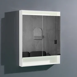 Led Light Mirror Storage Customized Wholesale Soft Close Door Plywood Mirror Cabinet With Led Light