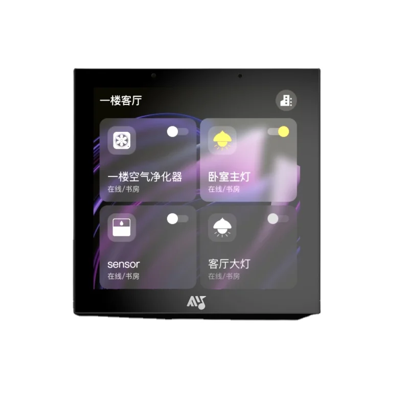 Tuya Smart Home Automation In-wall Central Control Wifi Zigbee Hub Gateway  4 Inch Touch Screen Control Panel Smart Switch