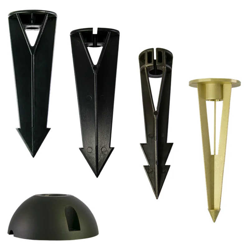 Landscape Lighting Manufacturer Solid Brass Path Light Low Voltage Double Layers Hats Redidential Area Light