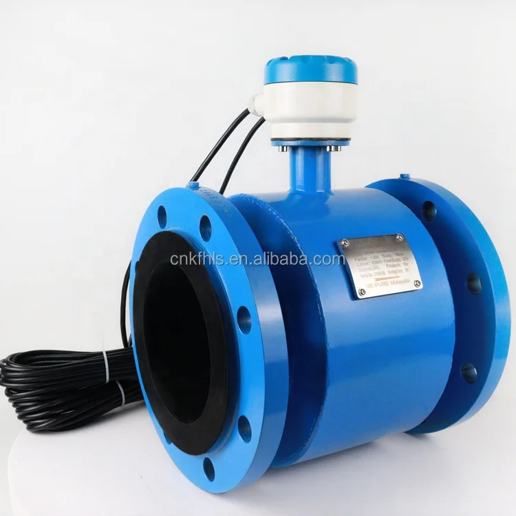 GMF100 split type China OEM  magnetic flow meter factory supplier waste water flowmeter electromagnetic flow meter