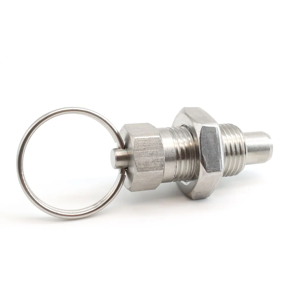 Customiztion Stainless Steel SS304 M10-1.5 Pull Ring Type Indexing Plunger