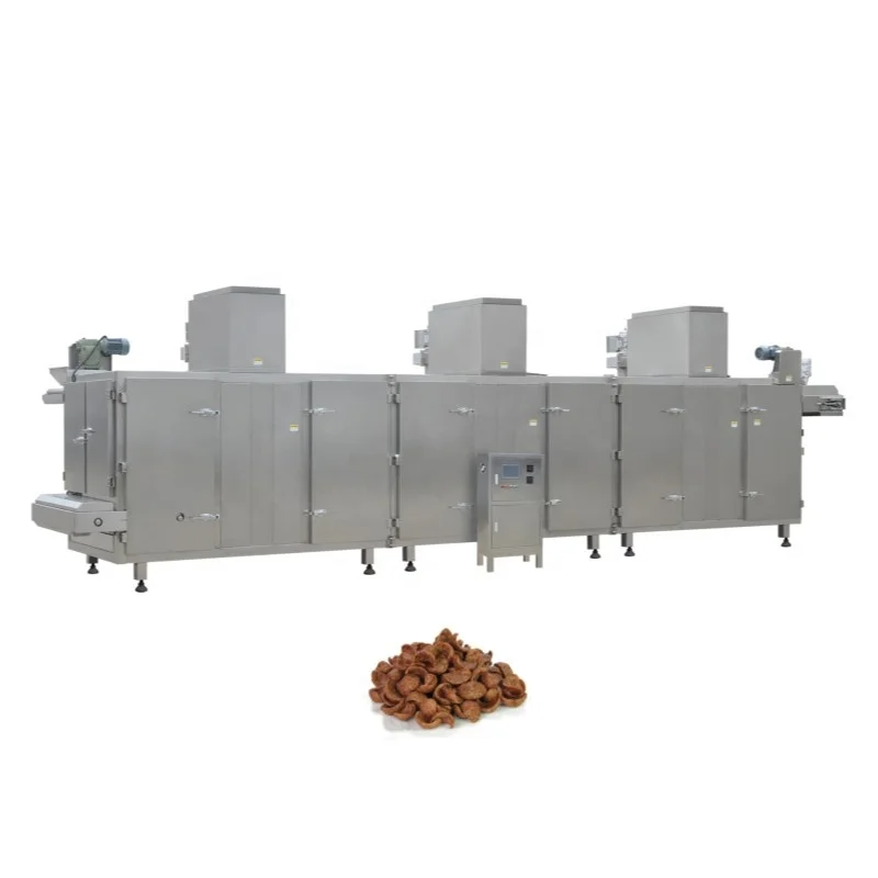 corn puffed snacks corn flakes breakfast cereal combined drying machine
