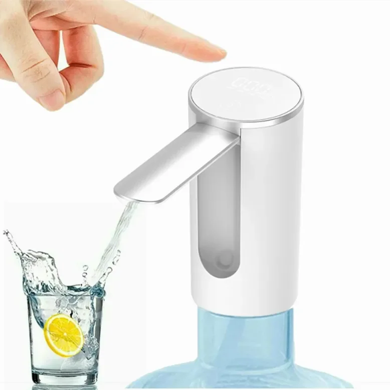 Hot Sale Wireless Usb Chargeable simplicity & elegance mini water dispenser  with LED display Suitable For Various Barrel