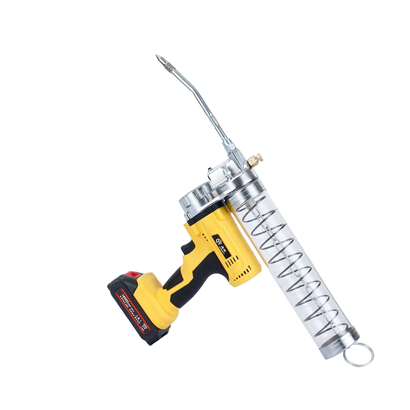 The latest model 2022 electric grease gun transparent tubing screw stir evenly injected