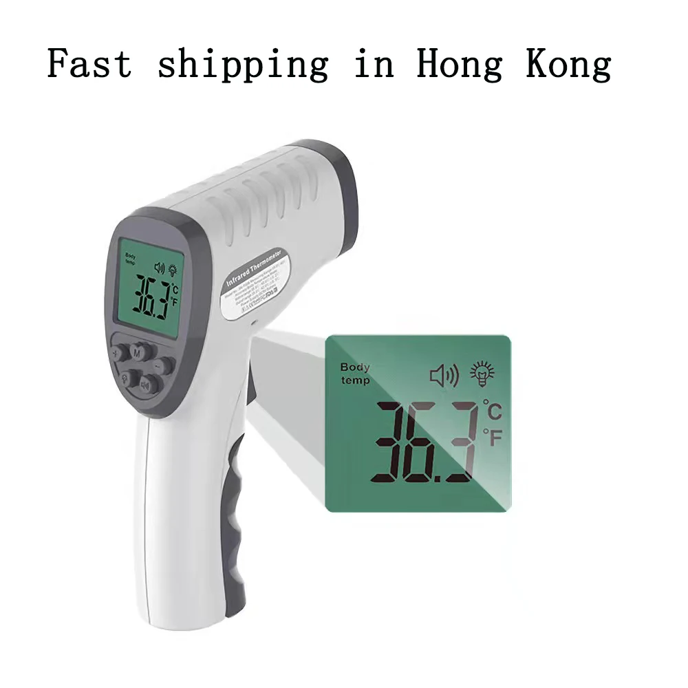 Support Hong Kong warehouse delivery Non-contact Infrared Temperature Gun Forehead Thermometer