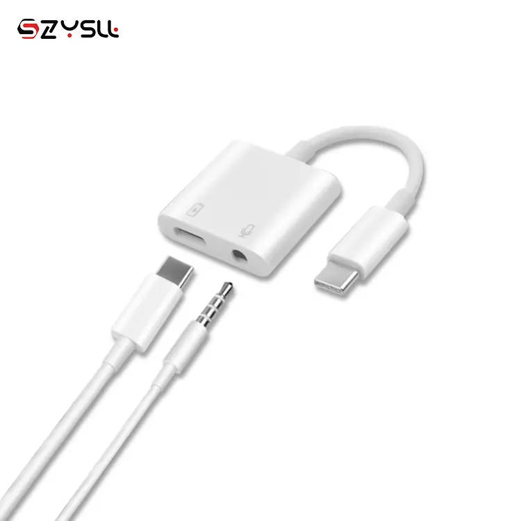 60W быстрая зарядка PD наушники-вкладыши HIFI аудио USB 3,1 Type-C USB-C Мужской до 3,5 мм и женский DAC AUX USB C Адаптер HUB