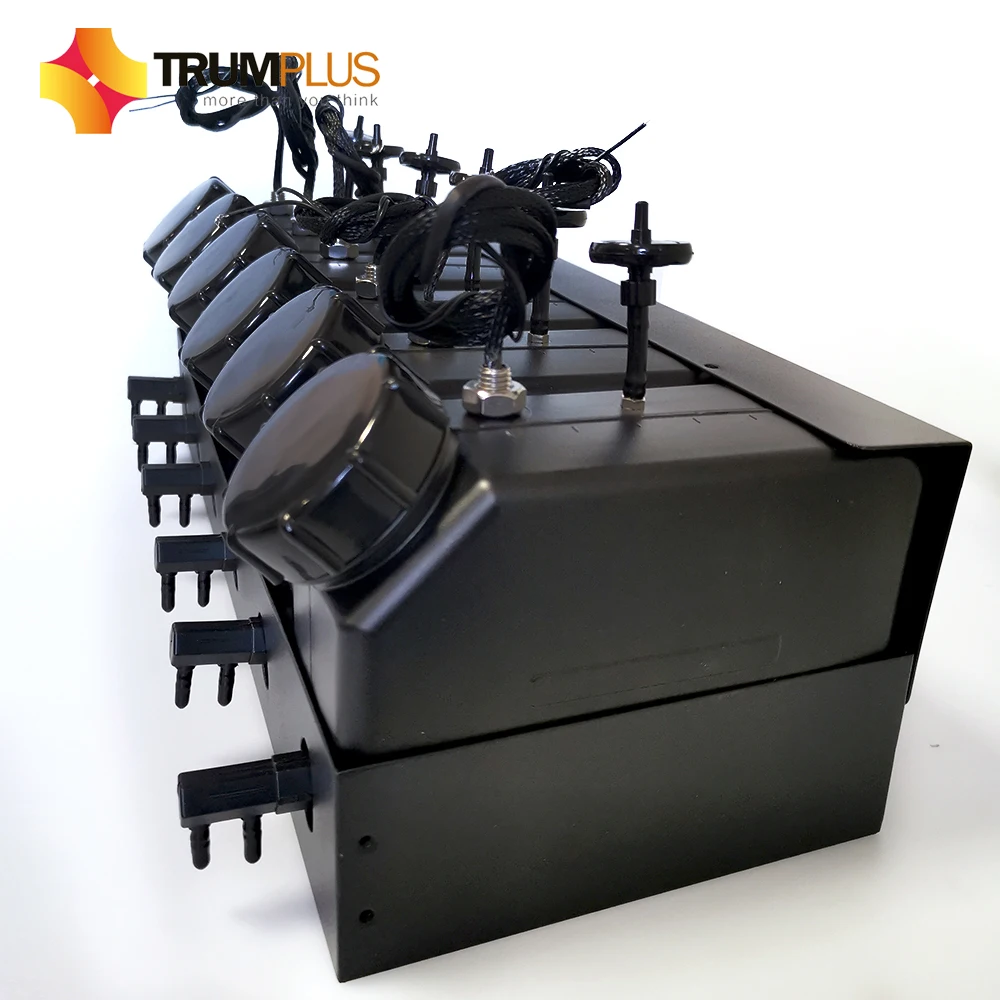 6 color Bulk ink system for eco solvent and UV ink wide format printer continuous ink supply system sub tank