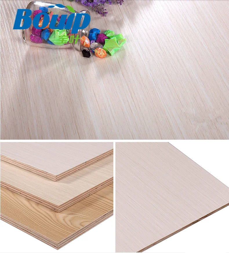 
E0 Formaldehyde Emission Standards Cherry Melamine Plywood Construction Board 