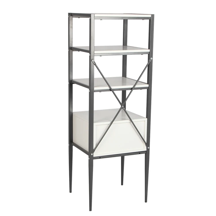 book shelves for living room office and home, cd holder media rack book shelf storage book rack storage trays shelf organizer