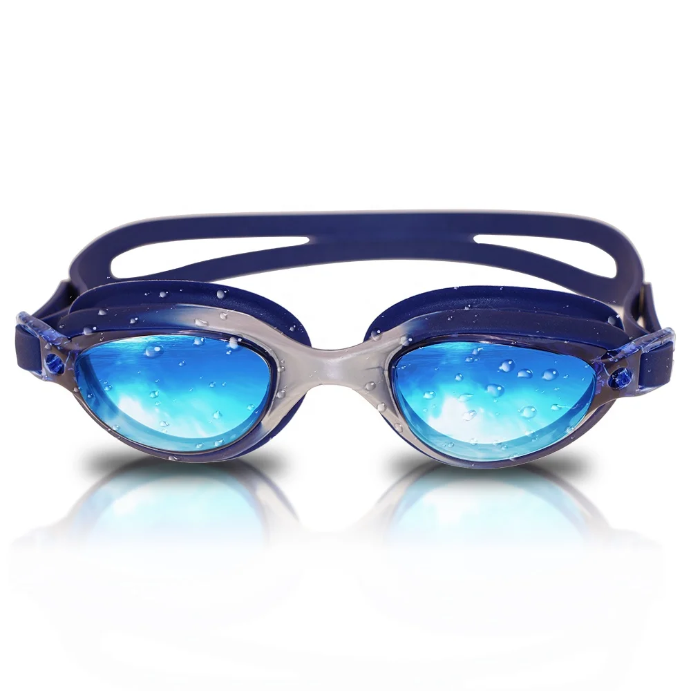 New Arrivals Swimming Silicone Goggles PC LENS Anti Fog Anti UV