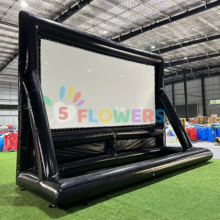 Wholesale cheap inflatable movie screen blow up party cinema equipment theater screen outdoor