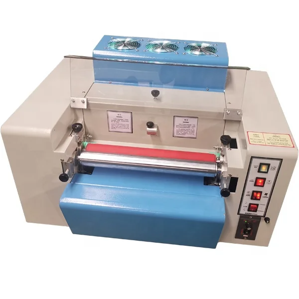 DOUBLE 100 Small Size Desktop paper UV Coating Machine Digital full UV Varnish machine