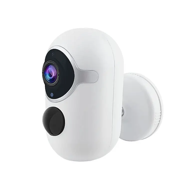 Solar power Tuya Smart Rechargeable Battery Outdoor Wireless WiFi 1080P Infrared PIR Home Security Battery IP camera