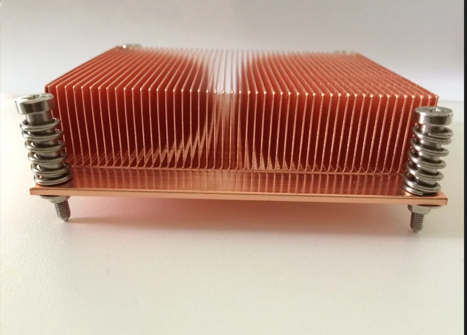 Excellent quality  Customized processing services manufacturer custom Copper aluminum 6061 6063  radiators CNC  machining PARTS