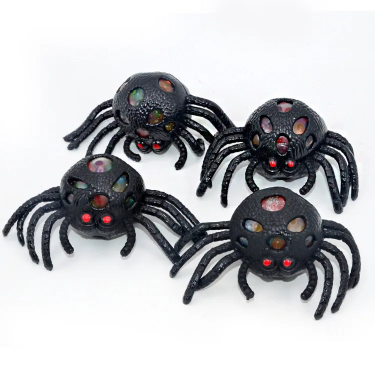 Funny toys Anti stress spider Reliever Grape Ball Autism Mood Squeeze Relief Healthy Toys Fun Geek Gadget for Halloween Jokes