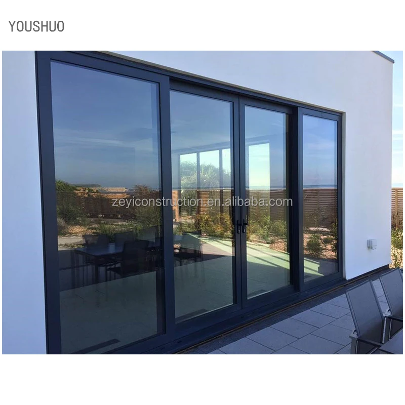 ZEYI Manufacturer Bi-Fold Doors Sound Proof Folding Door  PVC Folding Sliding Door
