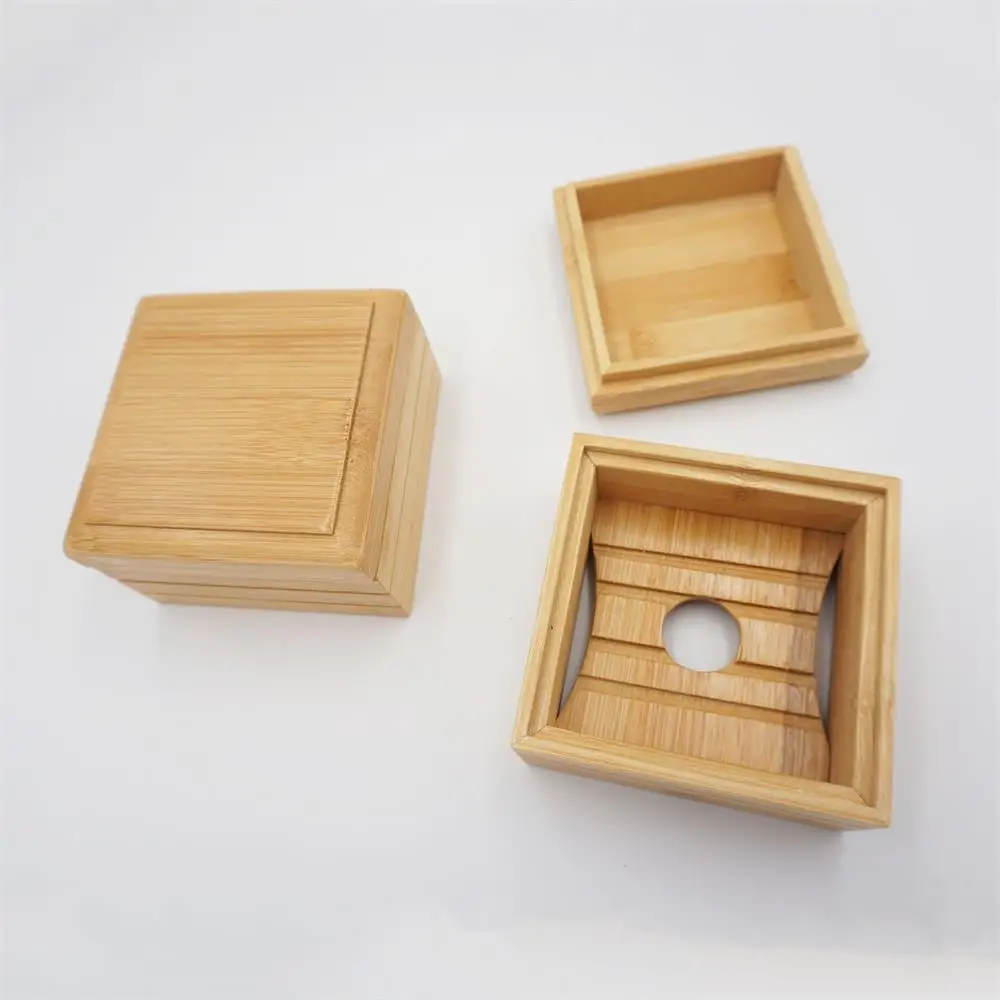 with lid eco soap container bamboo soap box