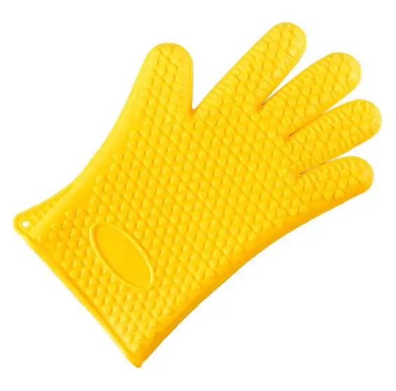 silicon heat insulation glove, silicone heat resistant glove, silicone oven mitts glove
