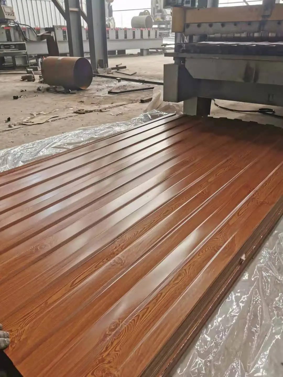 China Wholesale Custom Size Galvanized Steel Sheet / Metal Corrugated Roofing Sheets Price