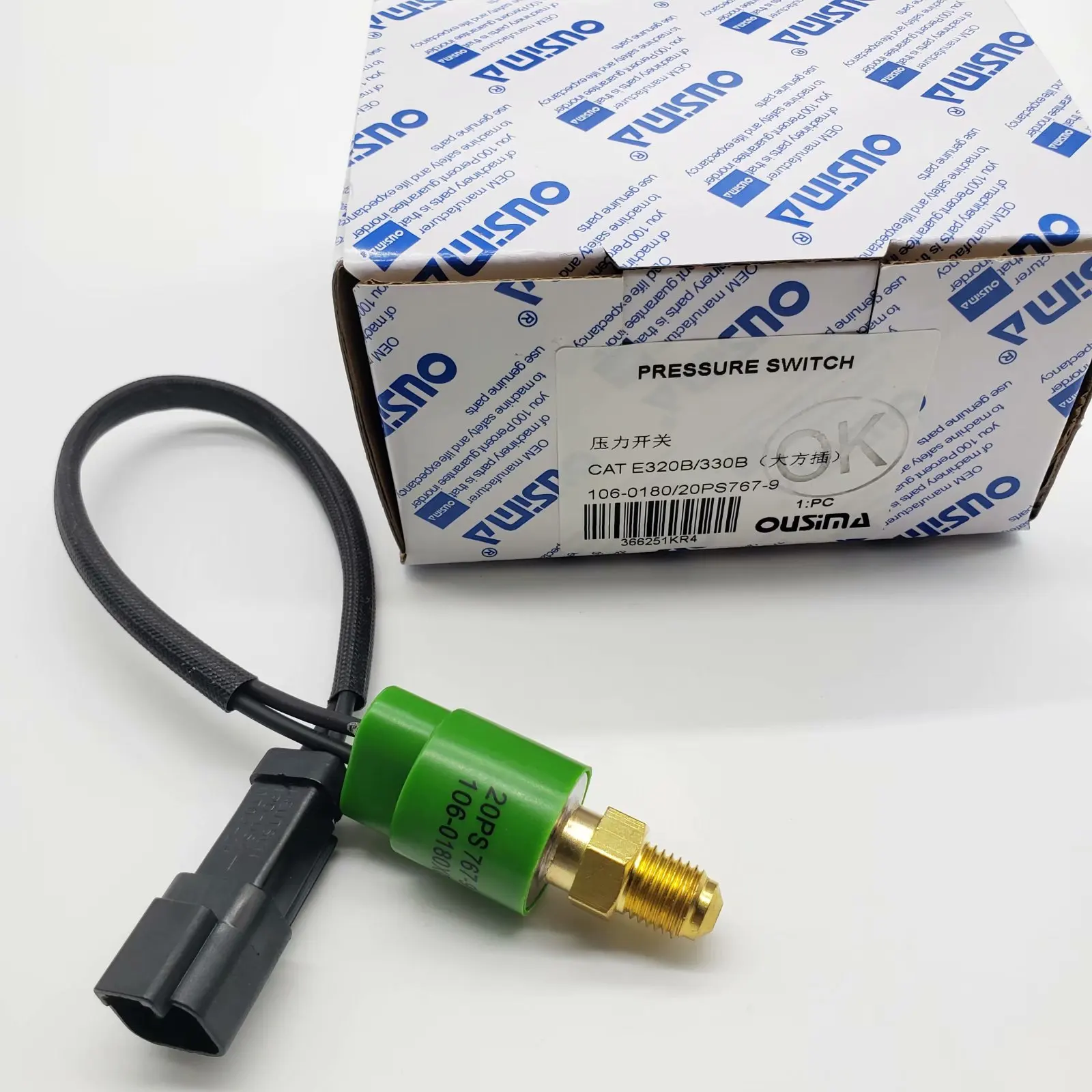 CAT 312B 320B 322B 325B Pressure Sensor 106-0180 1673466 20PS767-9