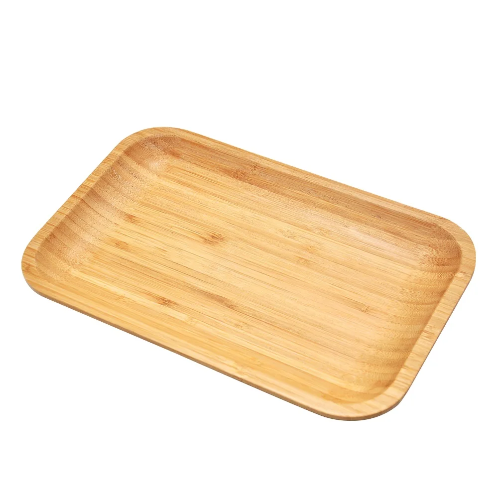 Wholesale Custom Smoke Tobacco Herb Cigarette Bamboo Wood Wooden Rolling Tray