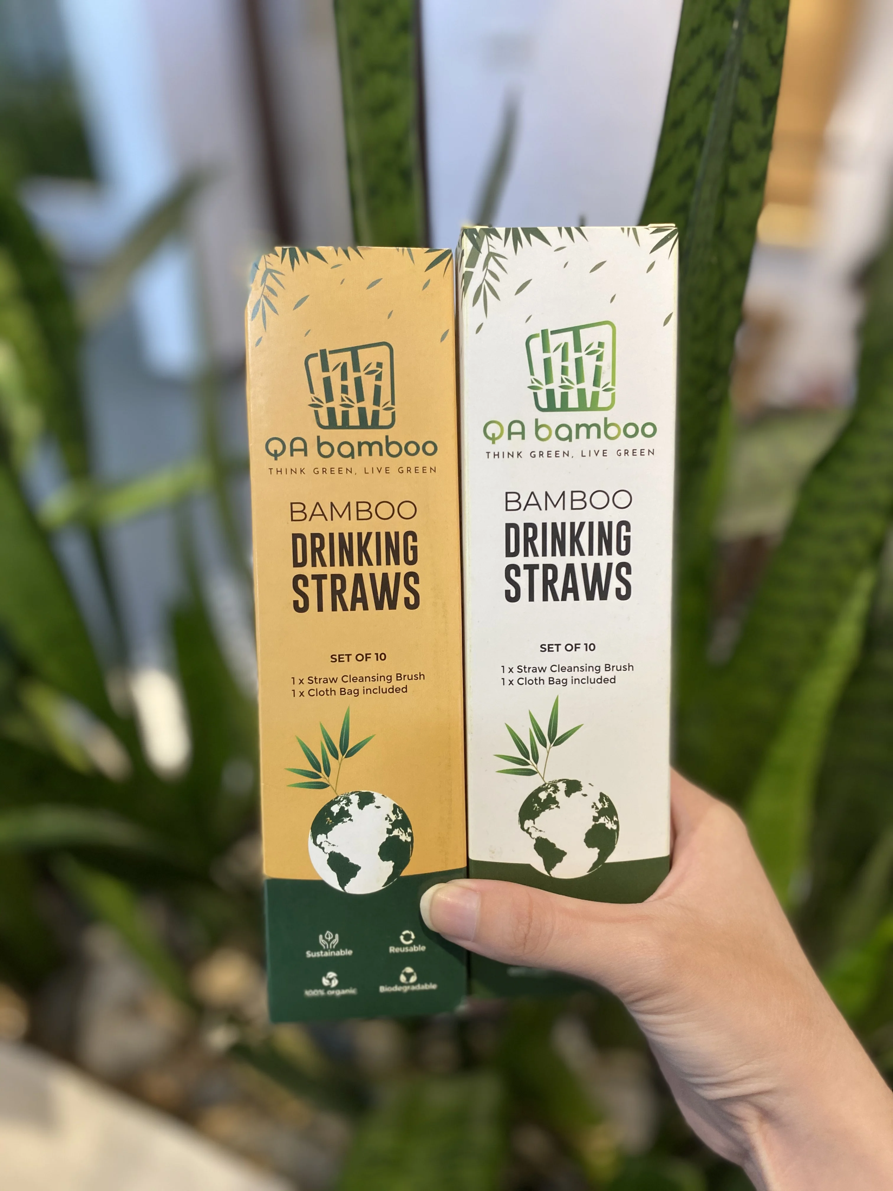  30 см многоразовая оптовая продажа вьетнамский бренд Бамбуковая трубочка для питья гравировка логотипа с очищающей щеткой