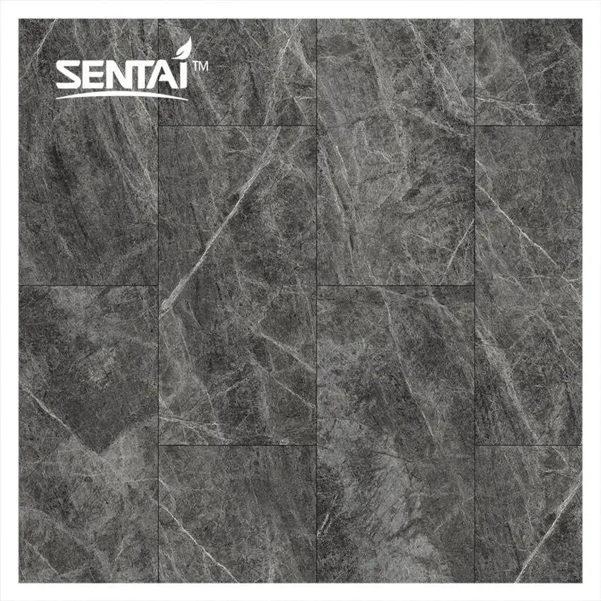 Marble Grain Print Effect Vinyl Planks Pvc Floor Tile Tile Marble Grain Waterproof Pvc Flooring For Home For House