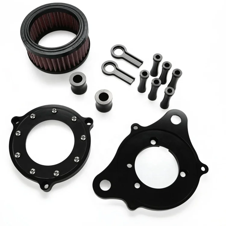 CNC Aluminum Transparent Retro Clear Air Filter For Harley XL883 1200 X48