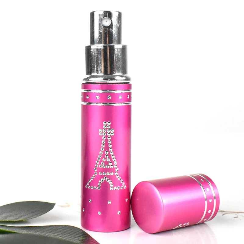 Low Moq Aluminum Cosmetic Airless Lotion Pump Spray Bottle 10ml Refillable perfume spray bottle