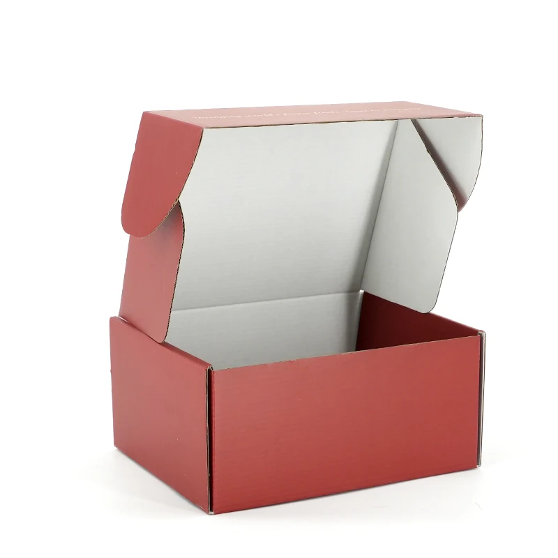 Logistics Digital Printing Custom Logo Thank You Personal Skin Care Mailing Cardboard Embossing Paper Box For Packaging