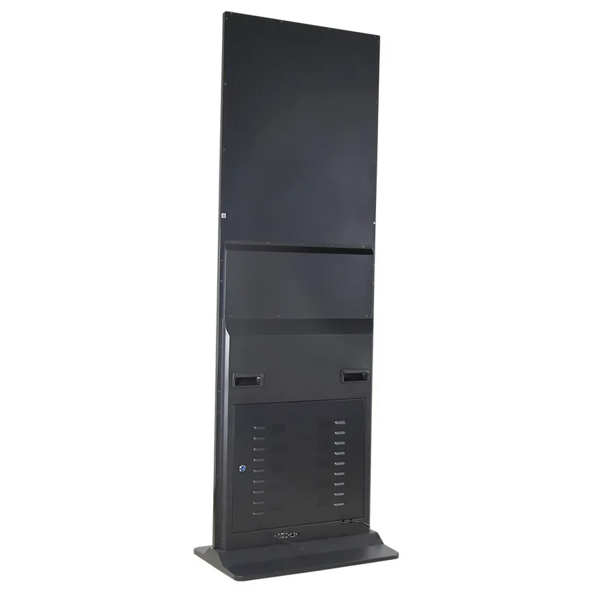 Floor standing 43 inch equipment network wifi advertising kiosk Ultra-thin lcd totem