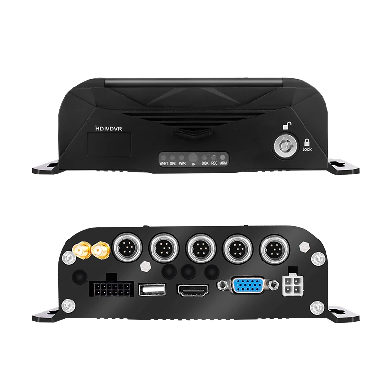 Loop Recording 1080P 8CH SD Mobile DVR Recorder Support 128GB video recording equipment mobile phone PC remote video recorder