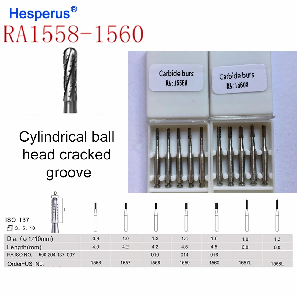 Dental Burs Low Speed Tungsten Carbide Burs Dental Instruments RA /RA long Tungsten Carbide burs with ball