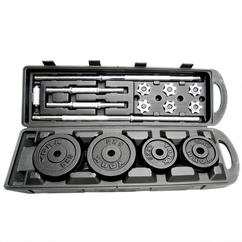 
50kg Cast Iron Cheap Home Fitness Gym Equipment Adjustable Dumbbell Set 