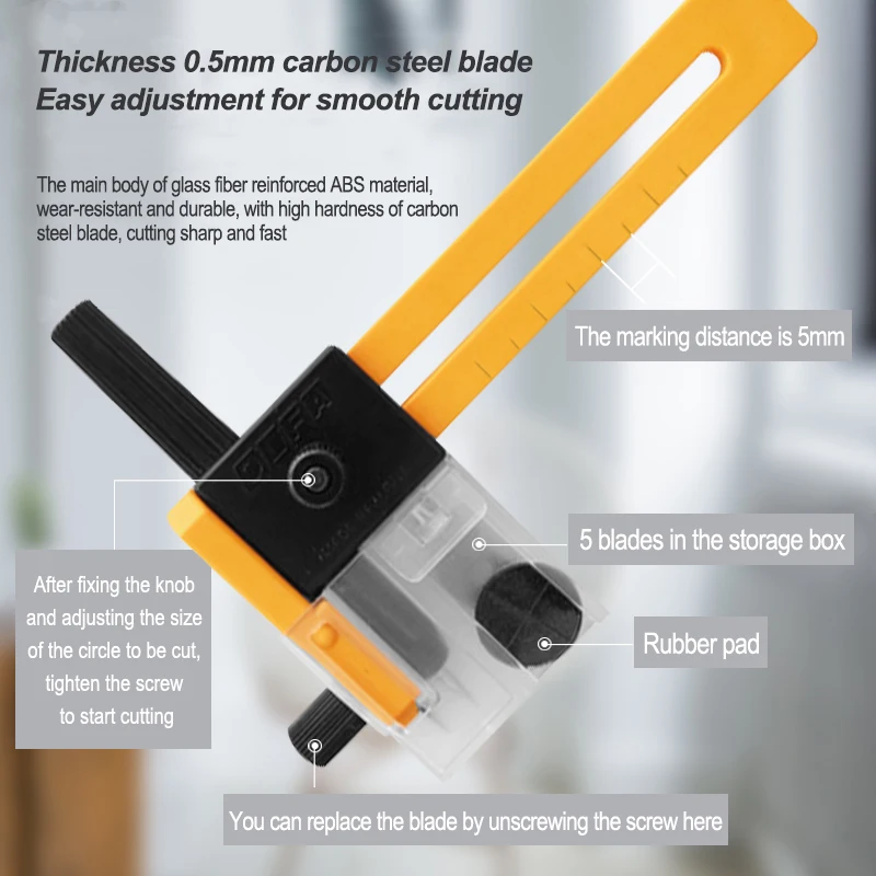 OLFA CMP-1 Good for crafts model making photography scrapbooks Compass Circle Cutter