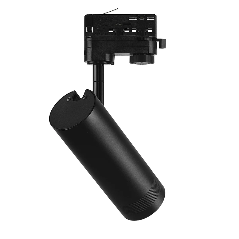 15W 18W COB LED track light dimmable smart beam angle adjustable anti-glare ra>90 for museum art gallery restaurant lighting