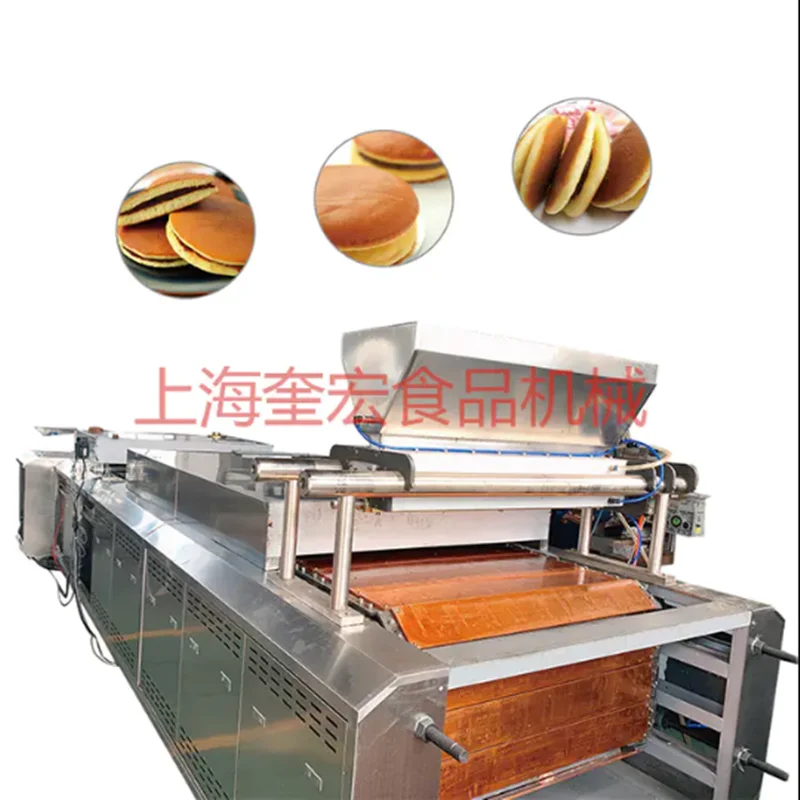 Fully automatic pancake dorayaki making machine production line