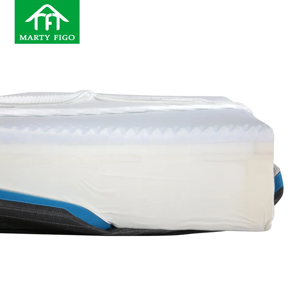 Matratzen Factory ODM Hypo-allergenic Removable Cover Mattress Vacuum Roll up Memory Foam Queen king Size Foam Mattress