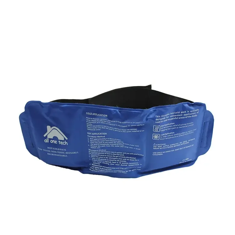 OEM Reusable Hot and Cold Therapy Gel Wrap Support Injury Recovery, Alleviate Joint and Muscle Pain