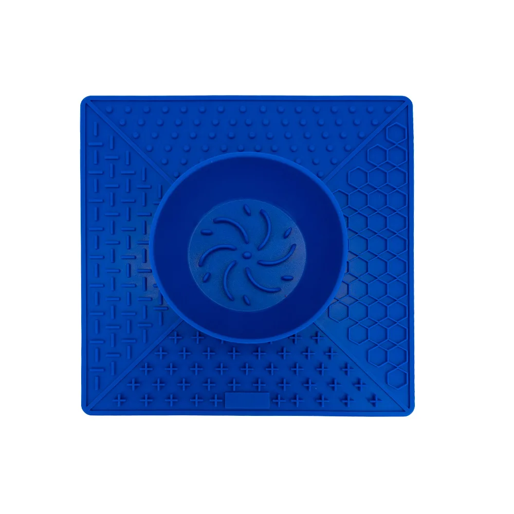 Wholesale Custom Raised Elevated Silicone Pet Food Water Bowl Slow Feeder Dog Bowls