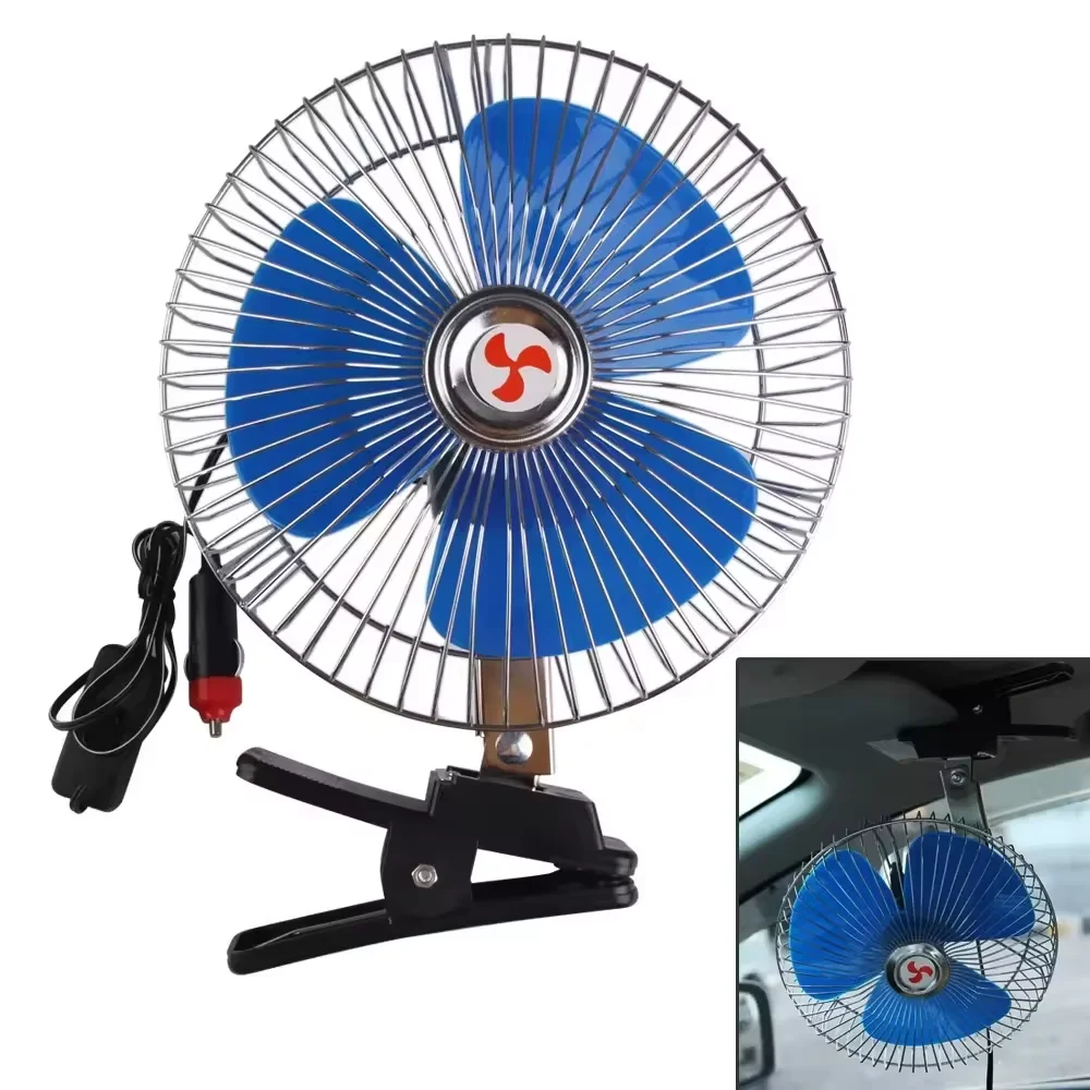 Factory Custom Wholesale Car Solar Fan Portable Mini Clip Fan