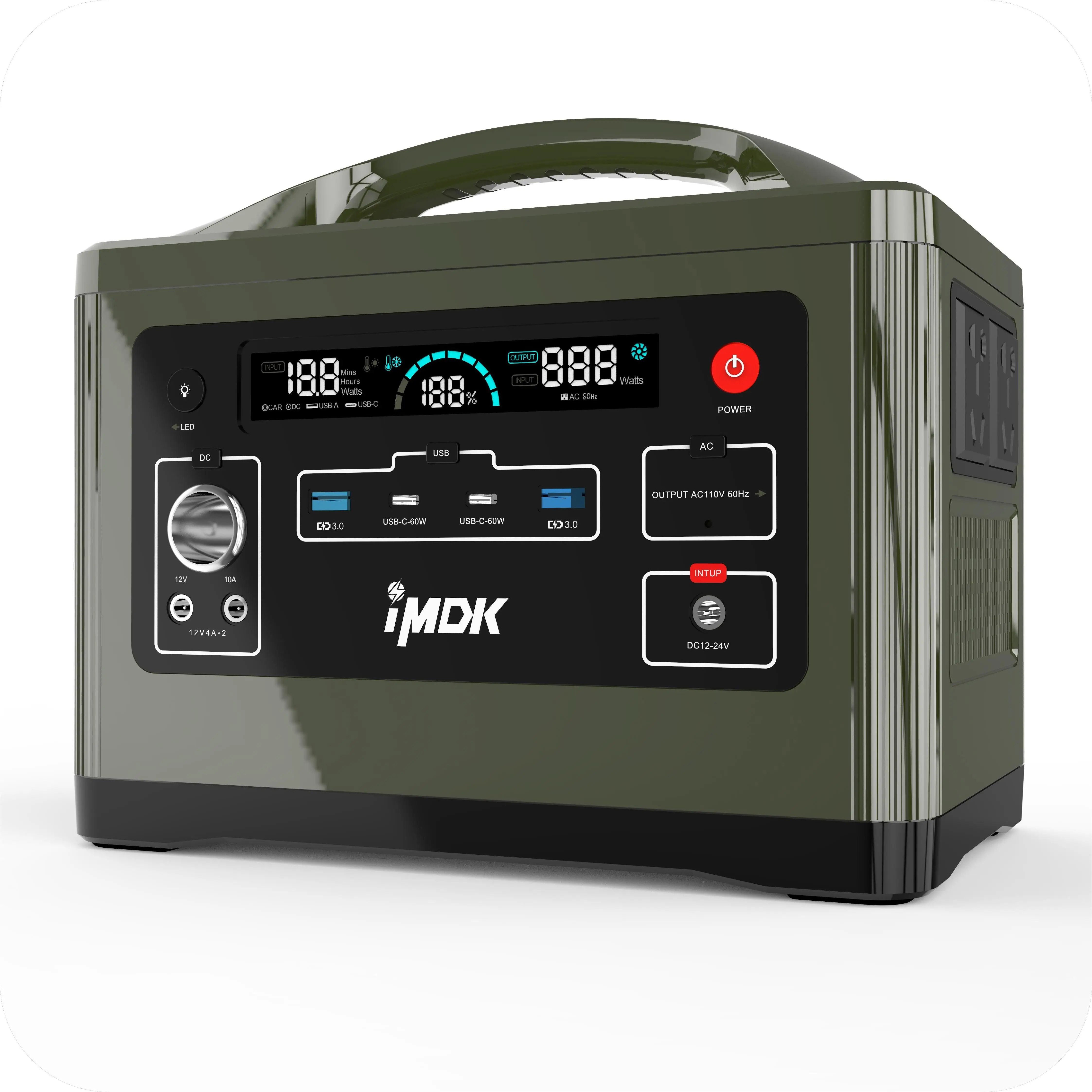 Wholesale Solar Generator with Led Light LifePo4 Battery Wireless Charger 320W Mini Portable Power Station for Outdoor Camping