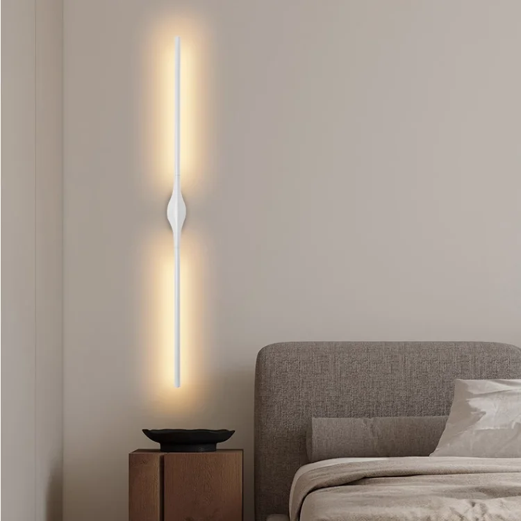 Minimalist long wall lamp living room background wall entrance aisle restaurant villa staircase bedside line wall lamp