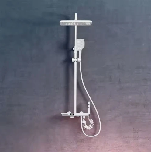 intelligent piano digital shower system quality brass piano press button design bathroom shower sets brass piano spray shower