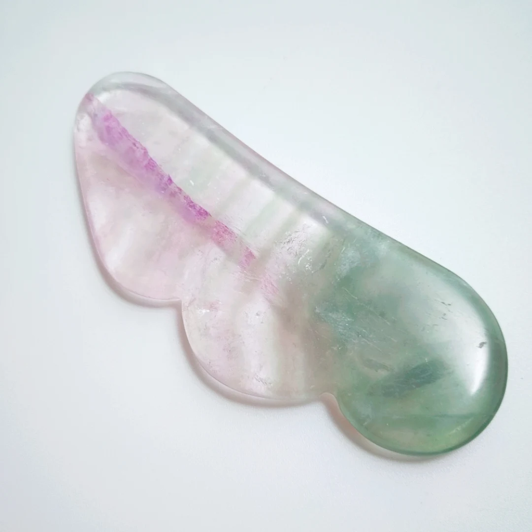 Лучший подарок для похудения лица флюорит массажный инструмент для соскабливания тела доска роликовая крыла Форма гуаша