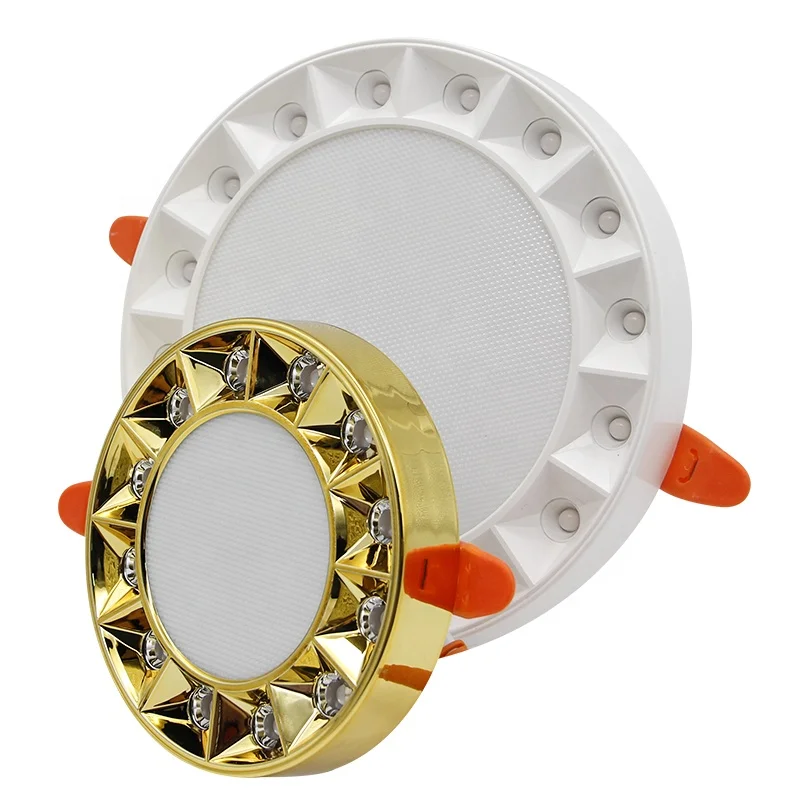 Round Color Changing led light panel 6+6w 12+12w 24+20w Surface wall mounted led panel light