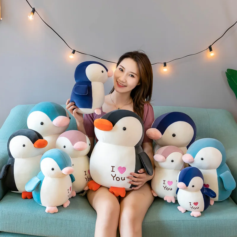 Wholesale Stuffed Cartoon Animal Doll Soft Fat Penguin Plush Toys Baby Penguin Plush Toy