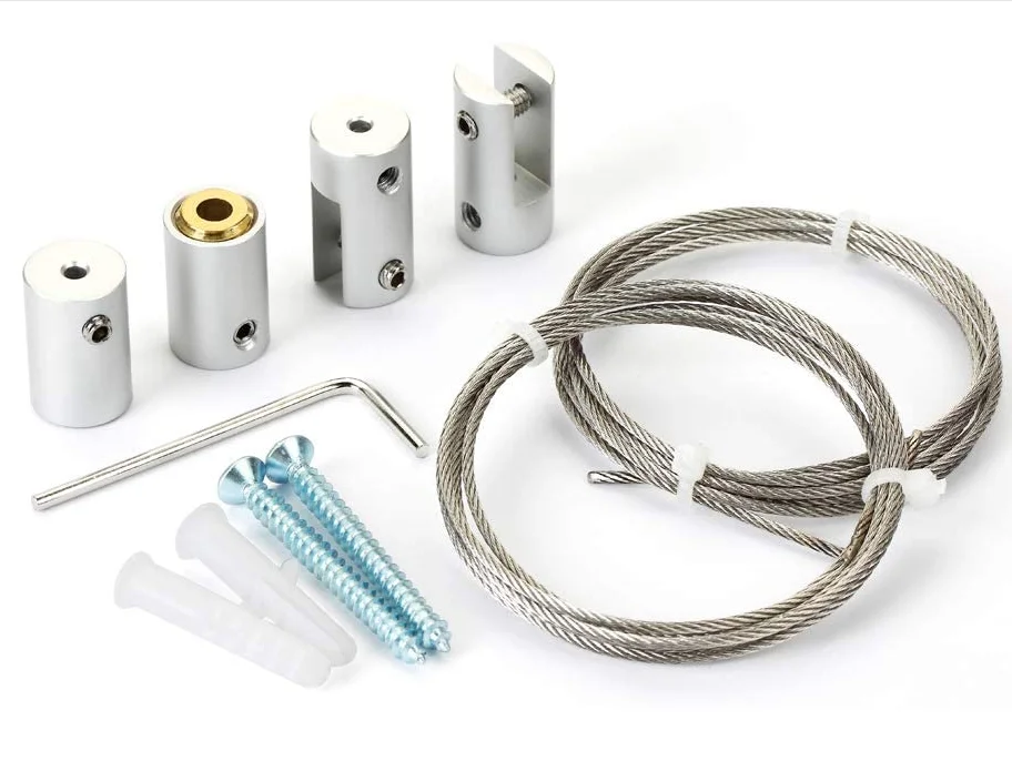 Linkway Ceiling Wire Sign Attachment Stainless Steel Wire Cable Sign Hanger Rod Cable Display Systems