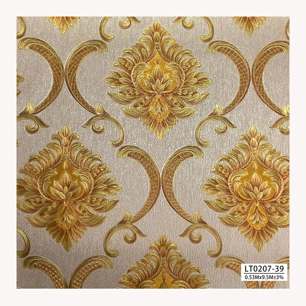 Longtime Waterproof PVC Wall Panels Designs Decorative modern 3d wallpaper