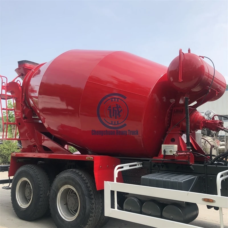 HOWO Mixing Mixer 10 Wheels 12 Cubic concrete mixing truck 6x4 concrete mixer truck for Philippines